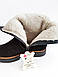Зимові чоботи замшеві жіночі короткі на платформі зручні повсякденні теплі чорні 40 розмір Romax 595-4 2021/2022, фото 5