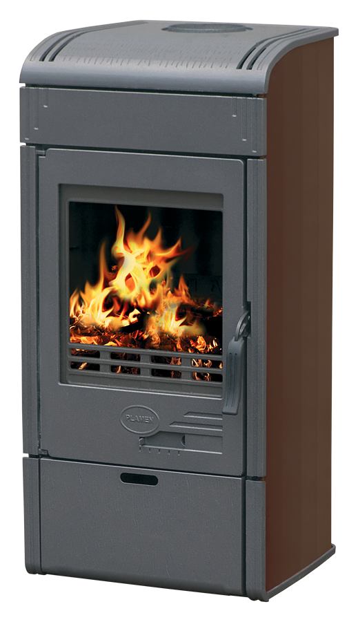 Піч Plamen Vesta коричнева емаль