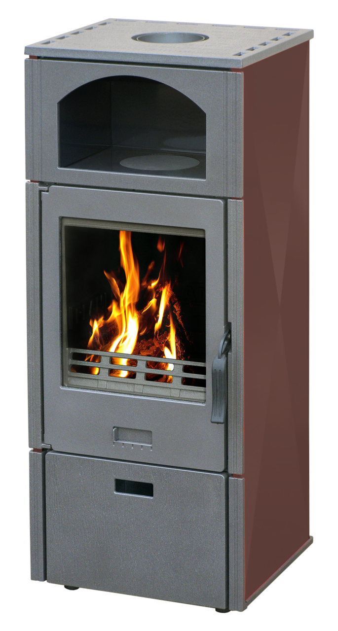 Піч опалювальна Plamen Laguna коричнева емаль, фото 1