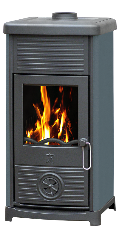 Піч опалювальна Plamen Maestral N сіра емаль, фото 1