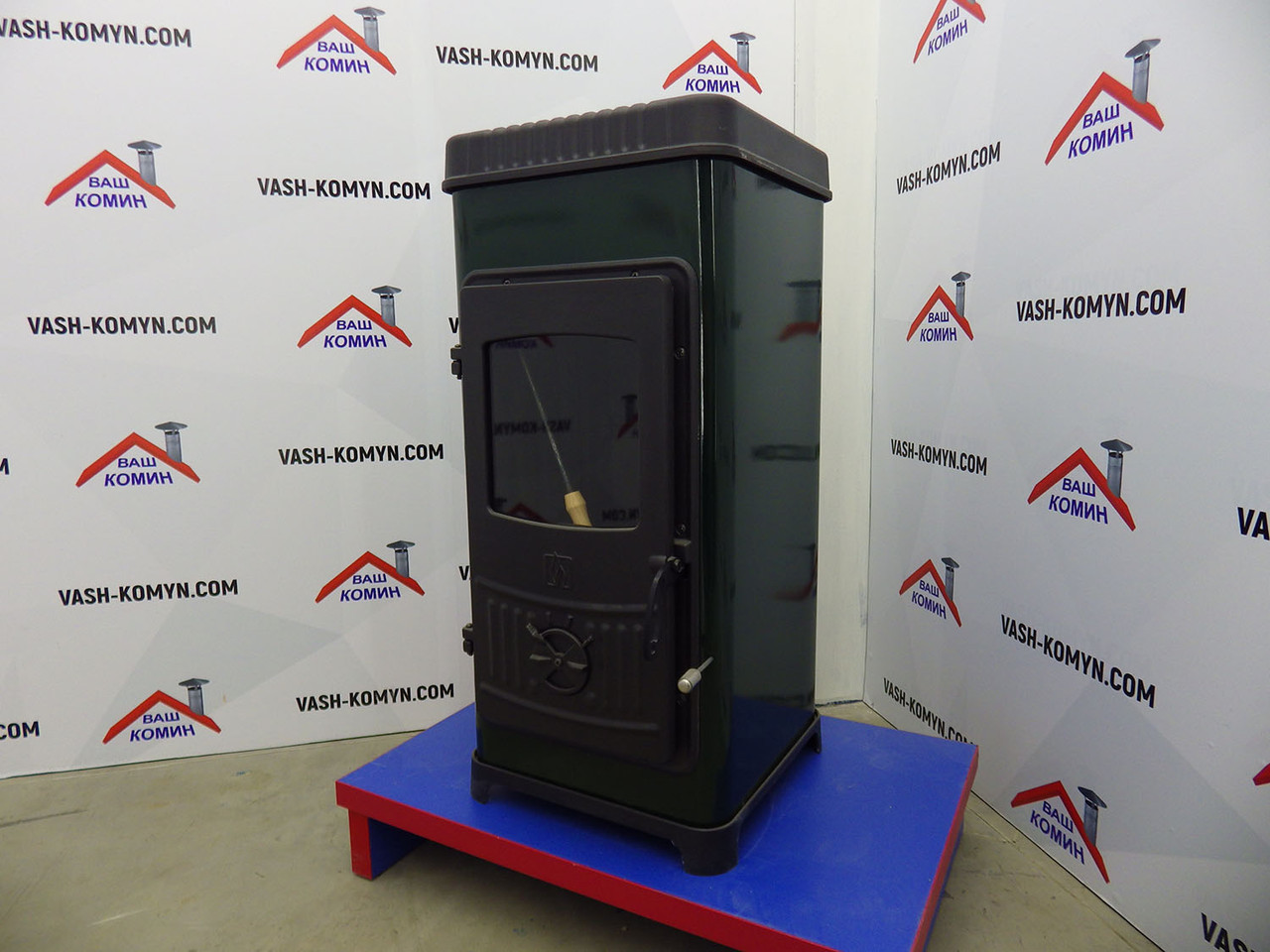 Піч чавунна Plamen Dora 8 N зелена емаль