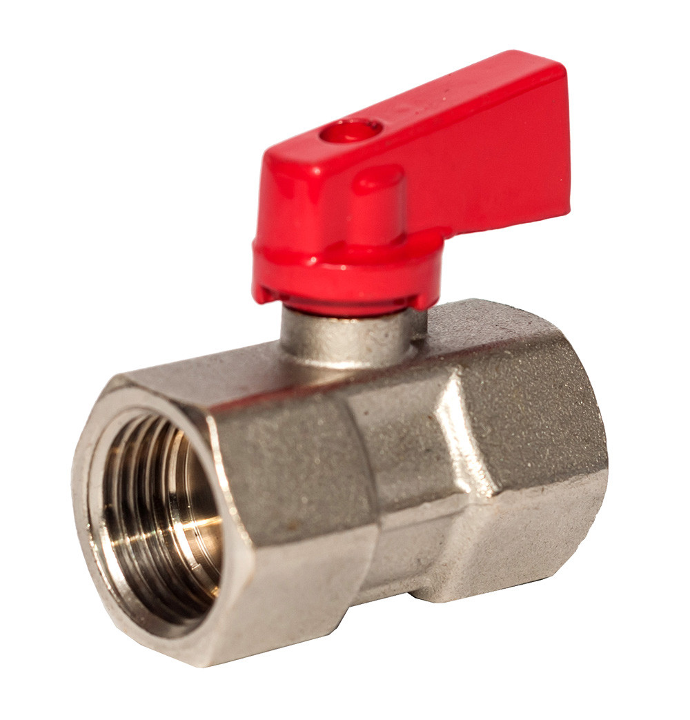 Кран кульовий міні 1/2"ВВ ASCO, фото 1