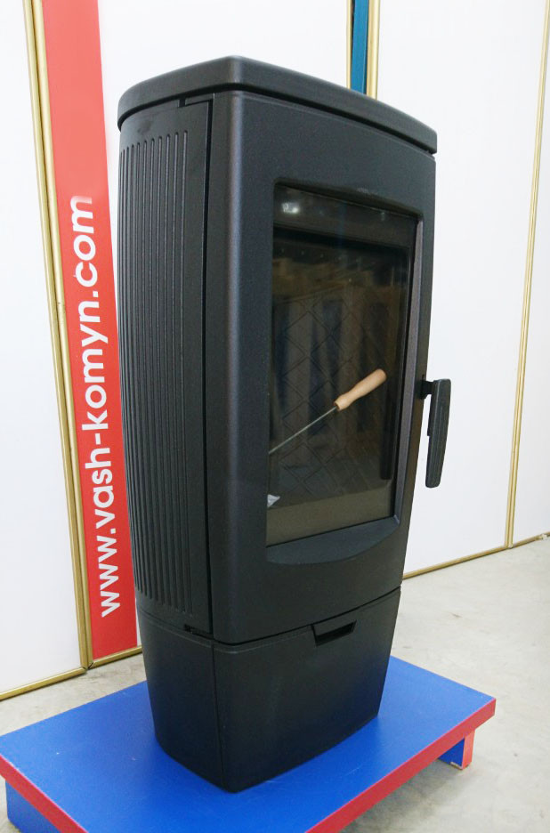 Піч чавунна Plamen Gala чорна, фото 1