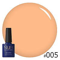 Гель-лак NUB Orange For Ever №005 (абрикосовий), 8 мл