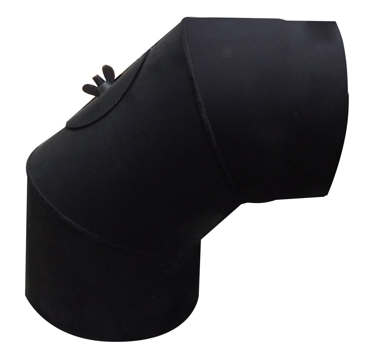 Коліно чорне жаростійке 90° 2 мм