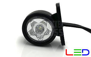 Габарит заносу причепа двоколірний Діодний 8 см LED 24v NOKTA