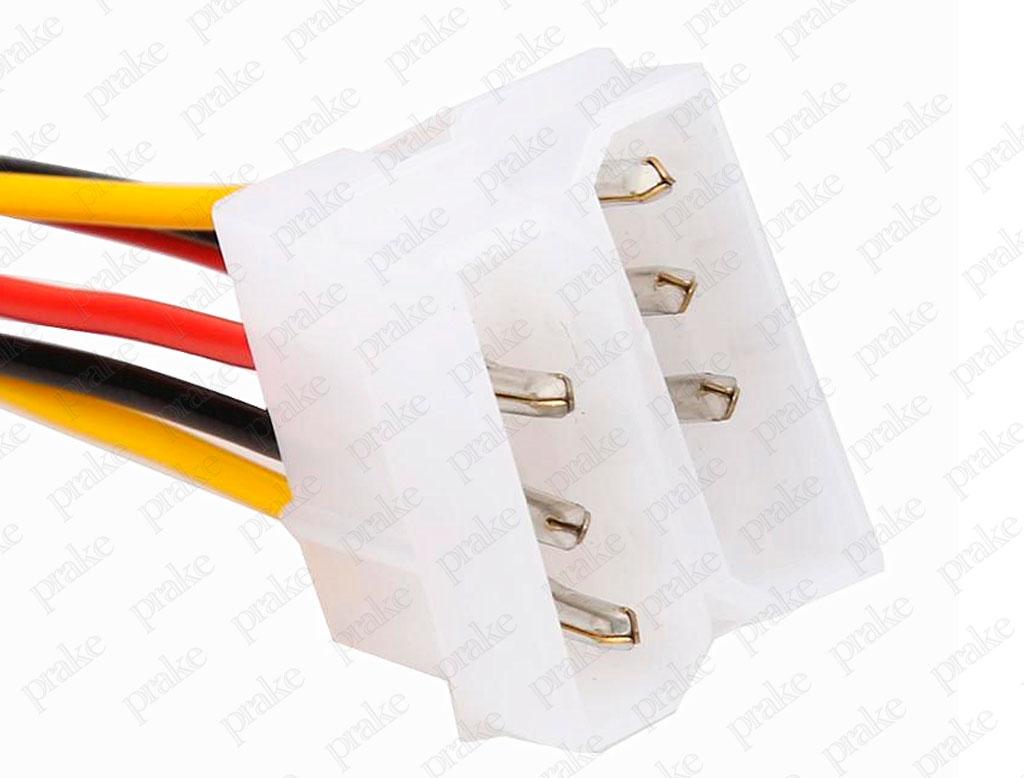 Переходник 2 x 4pin (molex) to 6pin (видеокарта) - фото 4 - id-p370171083