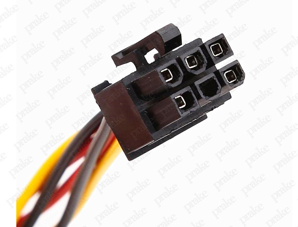 Переходник 2 x 4pin (molex) to 6pin (видеокарта) - фото 5 - id-p370171083