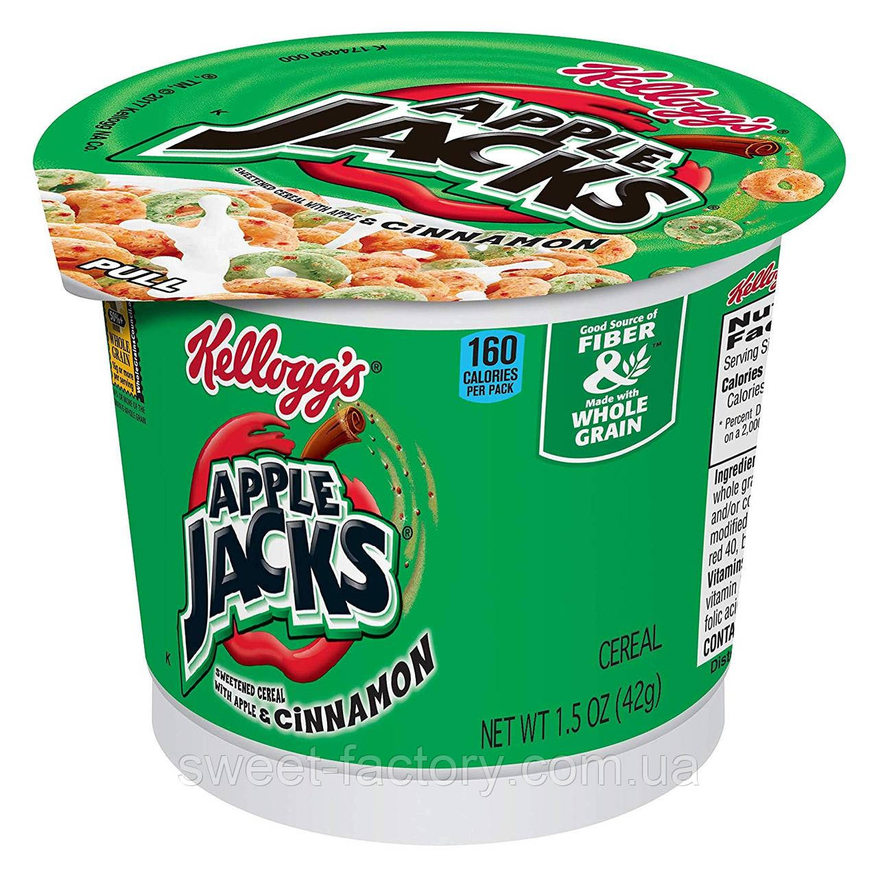 Kellogg's Apple Jacks Cinnamon 42 g продаж, ціна у Чернігові. Сухі
