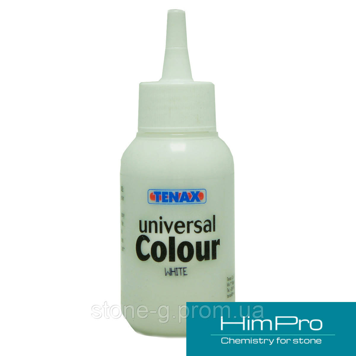 White TENAX УНІВЕРСАЛЬНИЙ COLOUR 75 ml Барвник для клею білий