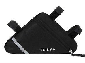 Велосумка підрамна сумка на велосипед. Велосипедна сумка (TRINKA) чорний