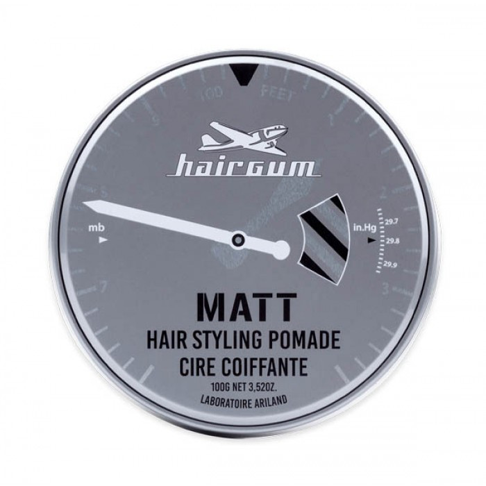 Hairgum Matt Hair Styling Pomade Помада для стайлинга с ароматом лакрицы, 100 г - фото 1 - id-p1064788902