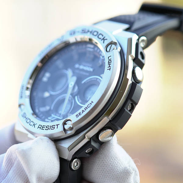 Casio G Shock GST S110 1A G Steel Digital Solar Dealer Time 228032030