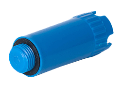 Заглушка монтажна пластикова 1/2" синя коротка