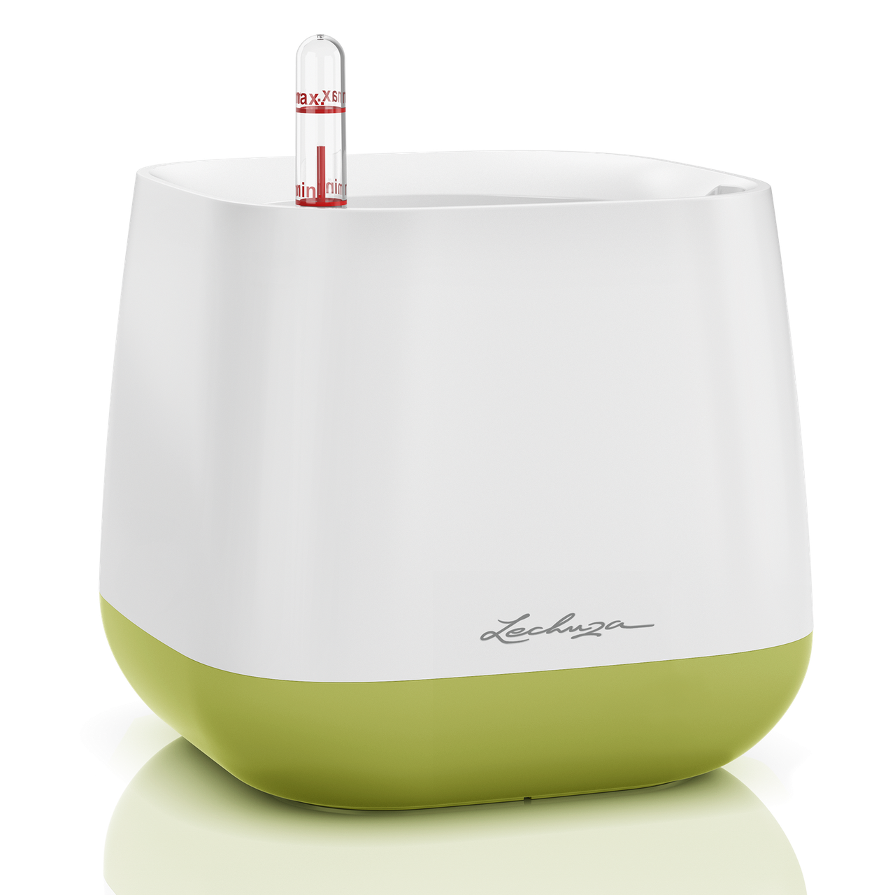 Кашпо для рослин YULA біло-фісташкове Lechuza, фото 1