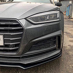 Спліттер переднього бампера Audi A5 B9 2017+ р. в.