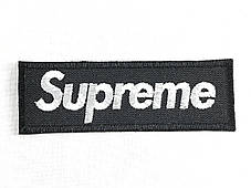 Нашивка Supreme 80x26 мм червоний, фото 3
