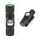 Налобний ліхтар BORUiT D10 Cree XM-L2 з акумулятором 2000mAh, фото 10