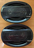 Колонки Pioneer 600W 16" акустика в авто, автоакустика, 5 смуг,6'x9'/16x24см, фото 7