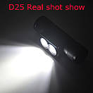 Налобний ліхтар BORUiT D25 Оригінал 1000 LM + Акумулятор Lishen 2000mAh, фото 5