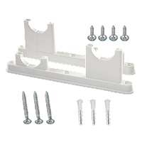 Крепеж для коллектора ППР пара Ø32 Tebo белый