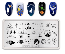 Пластина для стемпінгу BORN PRETTY - Outer Spase-L001