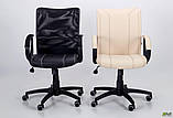 Офісне крісло АМФ-8 Лайт Net LB Софт спинка-сітка чорне операторське для персоналу, фото 8