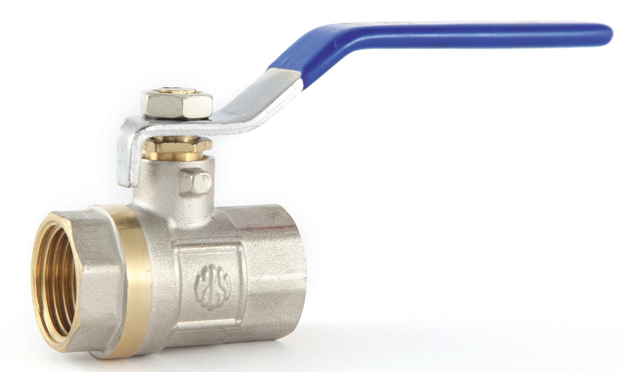 Кран кульовий 1/2" ВВ синя ручка ЕСО, фото 1