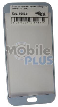 Скло для переклеювання дисплея Samsung A720 Galaxy A7 2017 Blue, фото 1