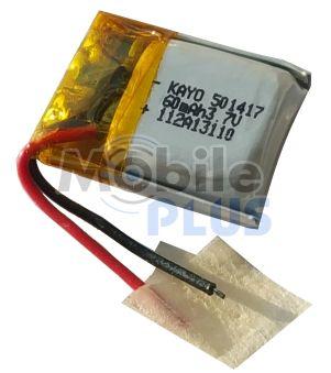 Акумулятор з контролером універсальний 17*14*5mm (Li-ion, 3.7V, 501417, 60mAh), фото 1