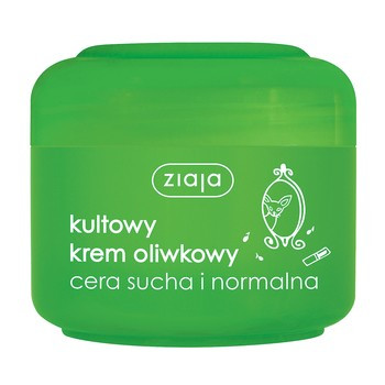 Культовий оливковий крем Ziaja для сухої і нормальної шкіри обличчя 50мл.