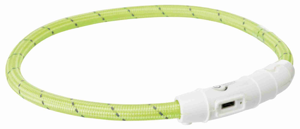 Нашийник що світиться 35 см XS-S Trixie Safer Life USB зелений