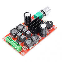 Підсилювач звуку 2х50W клас D, модуль TPA3116 з регулятором гучності