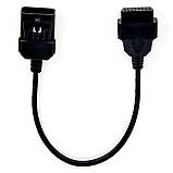 Перехідник OBD II - Opel 10 pin Опель обд2 10 пін, фото 2