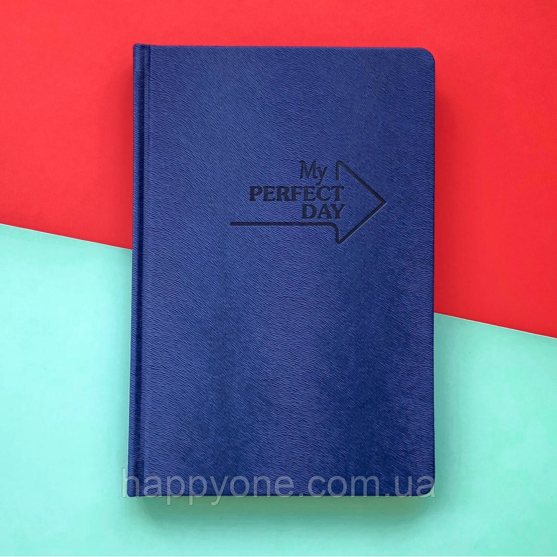 Мотивувальний планер щоденник "My perfect day" сапфір (українська мова)