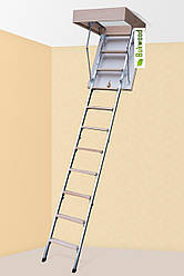 Горищні сходи Bukwood Compact Metal 80х60, 80х70, 80х80, 80х90, 90х60, 90х70