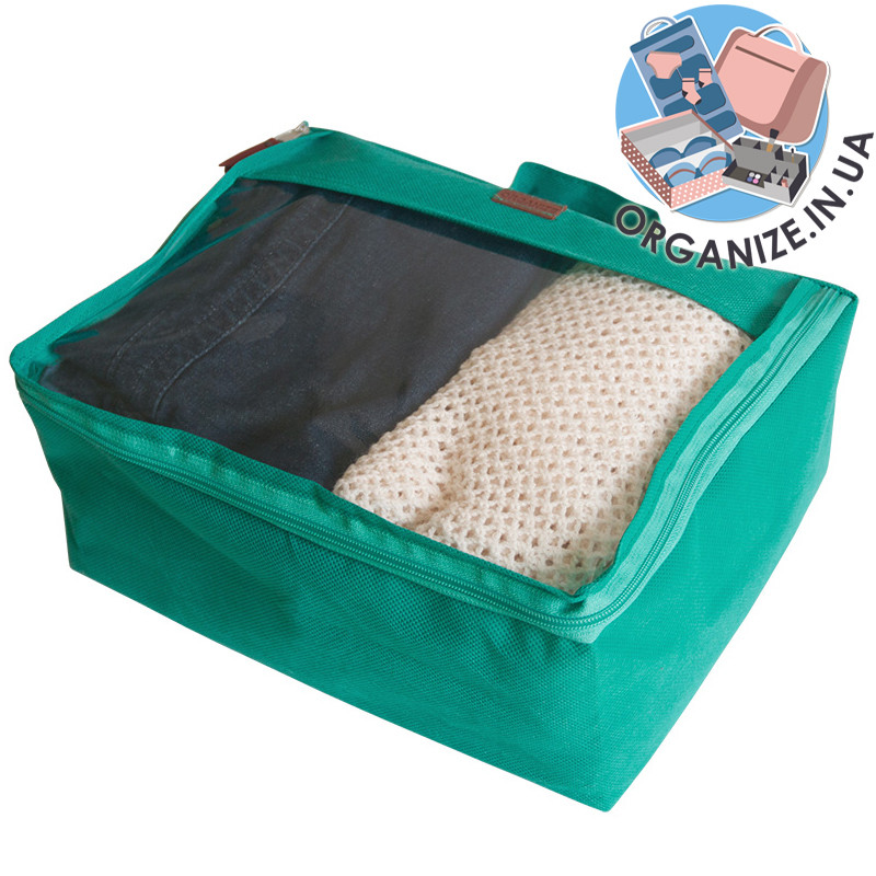 Середня дорожня сумка для речей ORGANIZE (блакить)