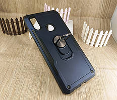 Ударостійкий чохол SG Ring під магнітний тримач для Samsung Galaxy A10s (A107F) 2019 темно-синій