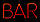 Настінна LED-вивіска BAR, фото 3