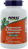 Калий Магний Now Foods Magnesium & Potassium Aspartate 120 Caps