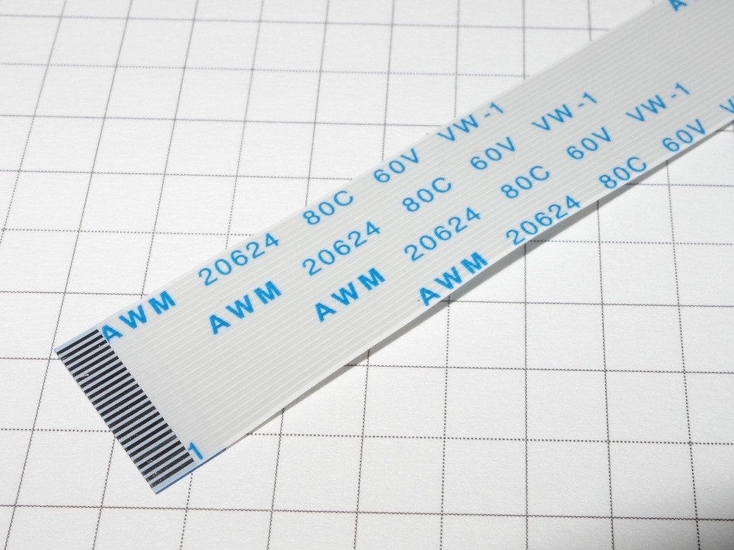 Кабель шлейф плоский гнучкий 0.5 24pin AWM 20624 80C 60V VW-1 (ID ...