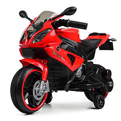 Дитячий електромобіль Мотоцикл M 4103-3, BMW, світло коліс, червоний