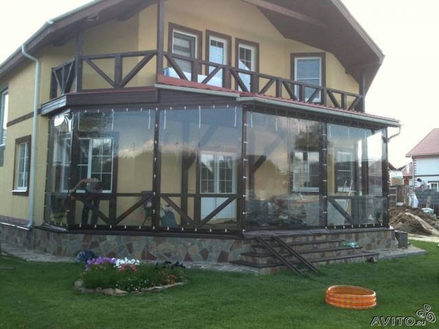 Мягкое гибкое стекло для окон, пленка ПВХ для мягких окон в беседку ...