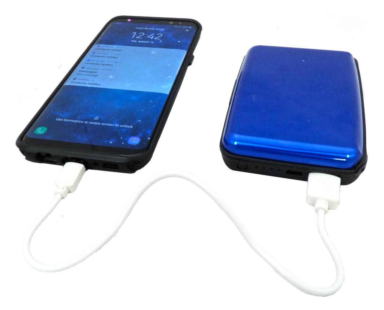 Power bank - гаманець E-Charge Wallet Black Синій