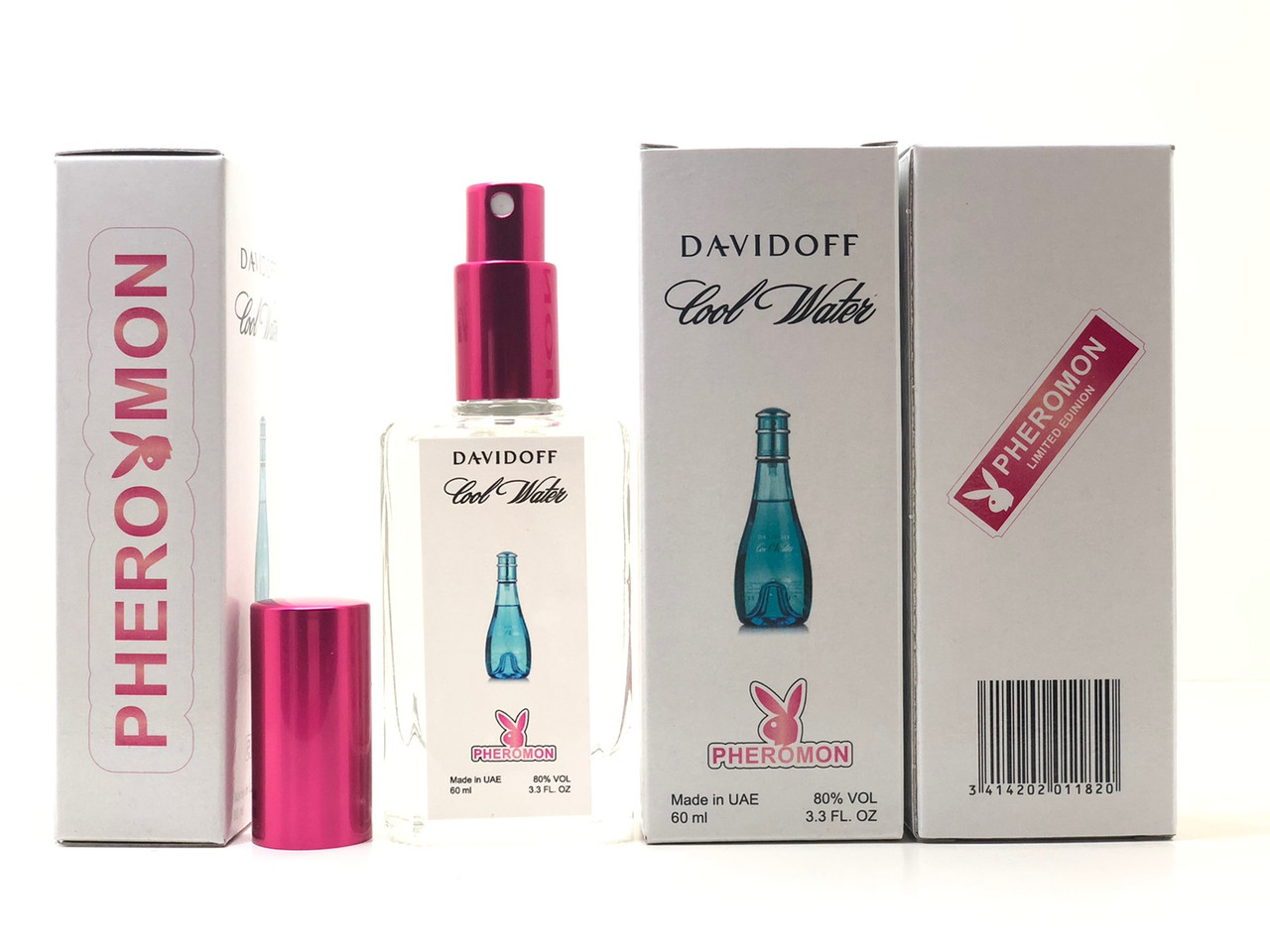 Жіночий аромат Davidoff Cool Water Woman (Давідофф Кул Вотэр Вумен) з феромоном 60 мл