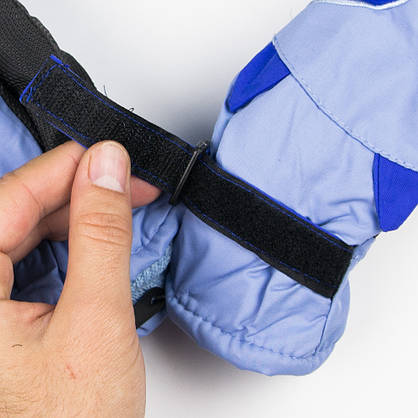 Оптом дитячі зимові рукавиці-краги (лисички) від 3 до 5 років №19-12-13, фото 3