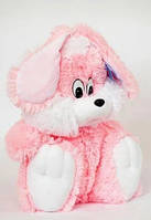 Мягкая игрушка - зайчик сидячий Сашка 110 см розовый