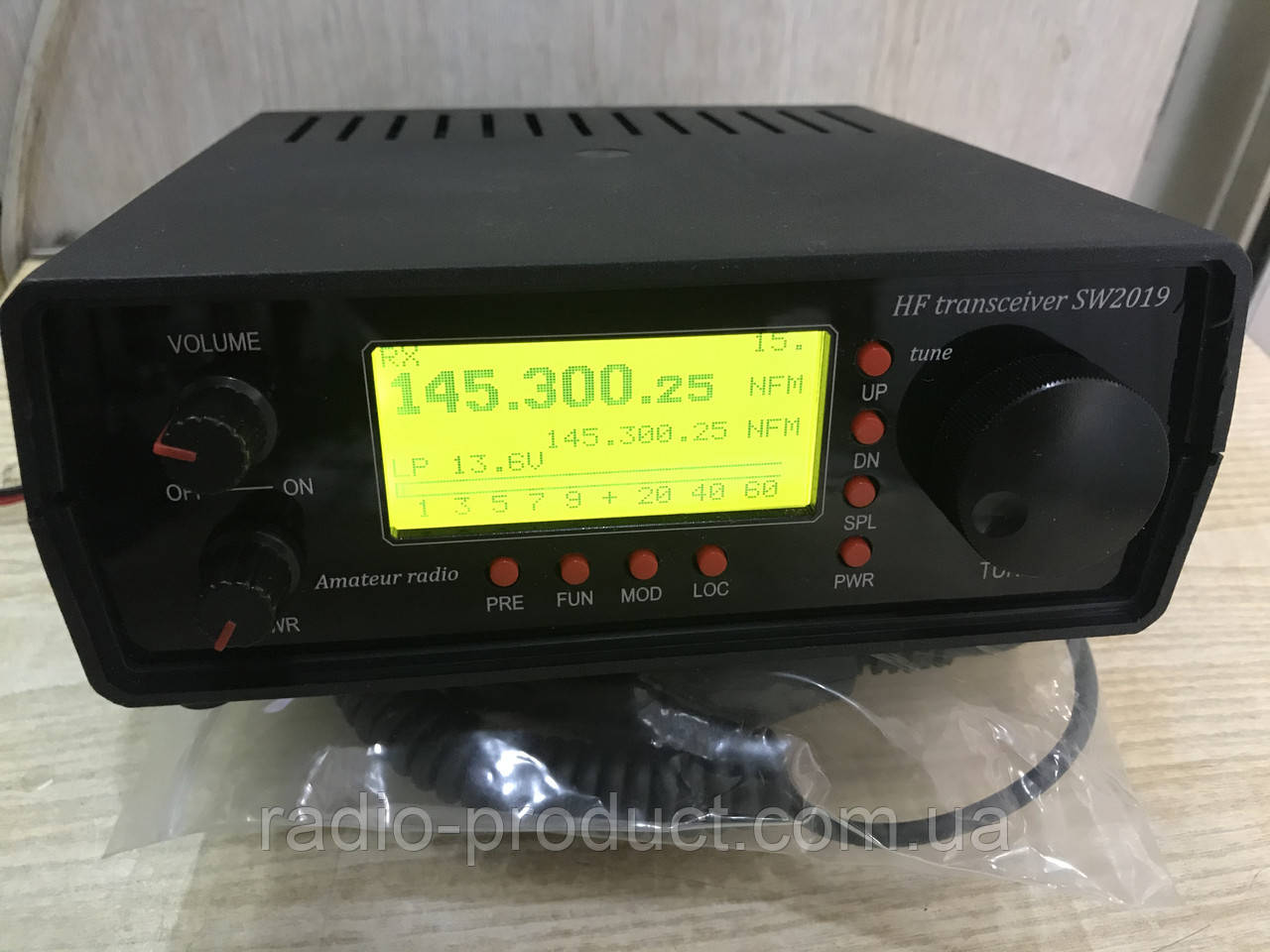 Трансивер SW2019-VHF, КВ+КВ радіостанція, NFM/SSB/CW/DIGI, (повна версія)