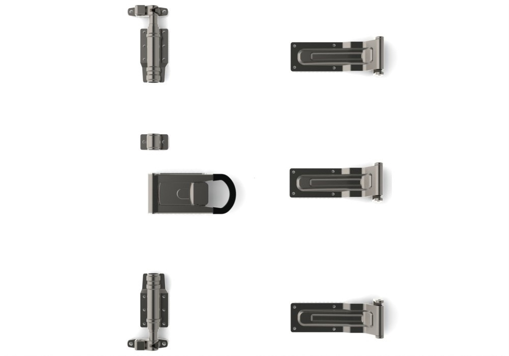 Комплект фурнітури для воріт фургона Ø22 мм, фото 1