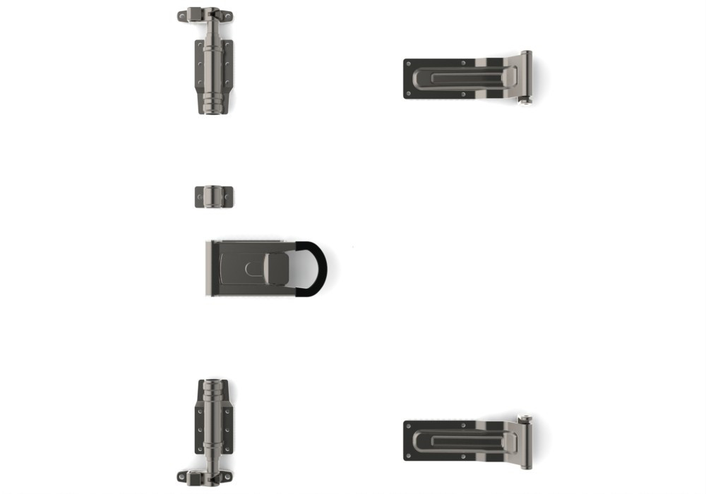 Комплект фурнітури для воріт фургона Ø22 мм, фото 1